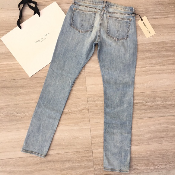 Rag & Bone Distressed Skinny Jeans! Size 28 - Picture 3 of 7